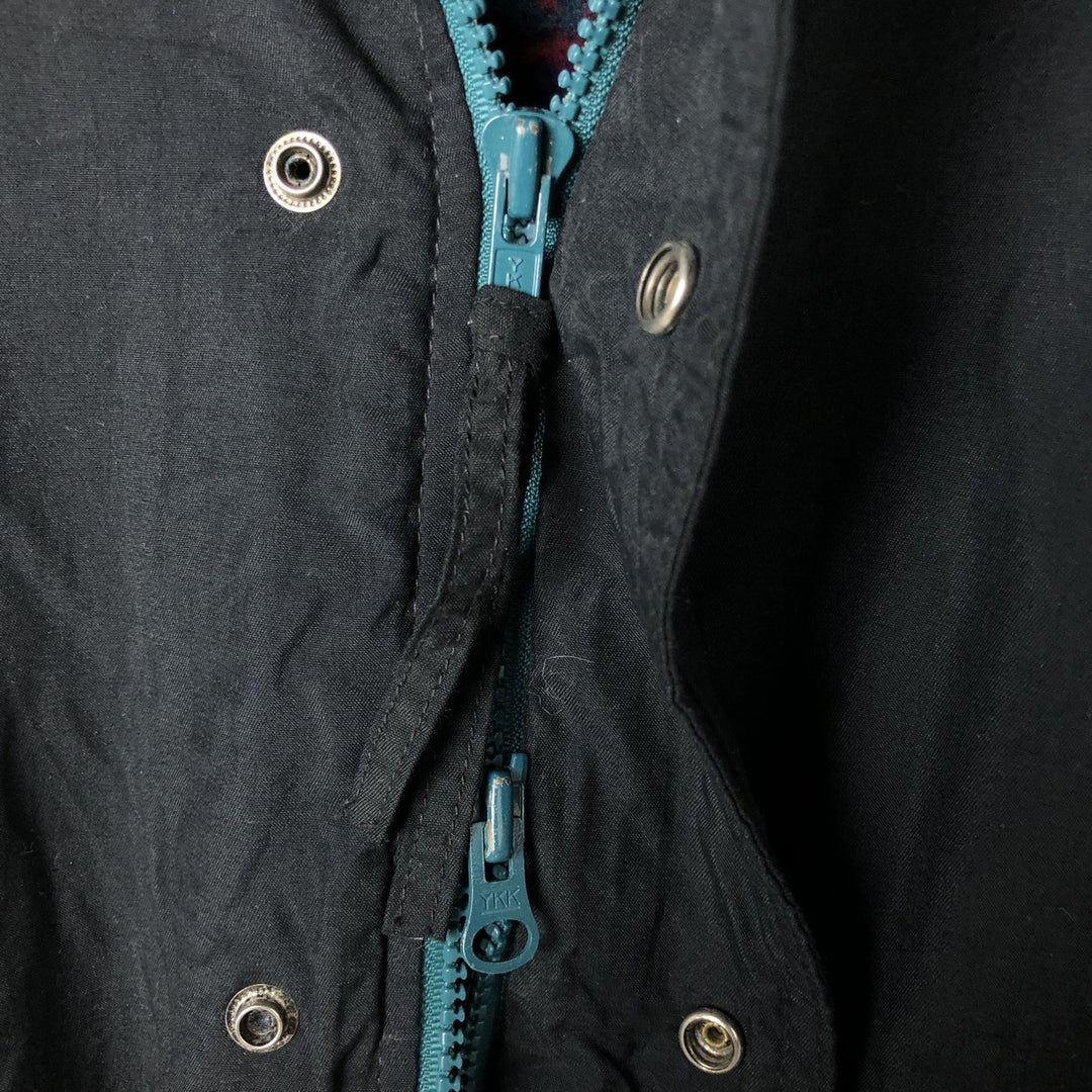 90'S Columbia White Tag Padded Parka Puffer Jacket, Men's XL, Vintage Nylon black type Vintage Second Hand