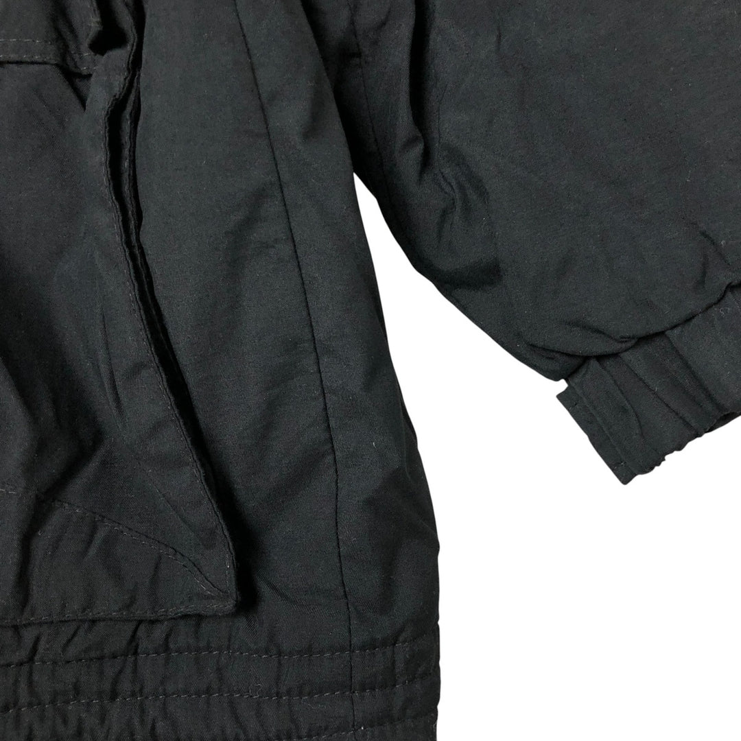 90'S Columbia White Tag Padded Parka Puffer Jacket, Men's XL, Vintage Nylon black type Vintage Second Hand