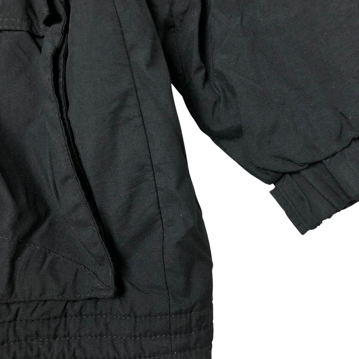 90'S Columbia White Tag Padded Parka Puffer Jacket, Men's XL, Vintage Nylon black type Vintage Second Hand