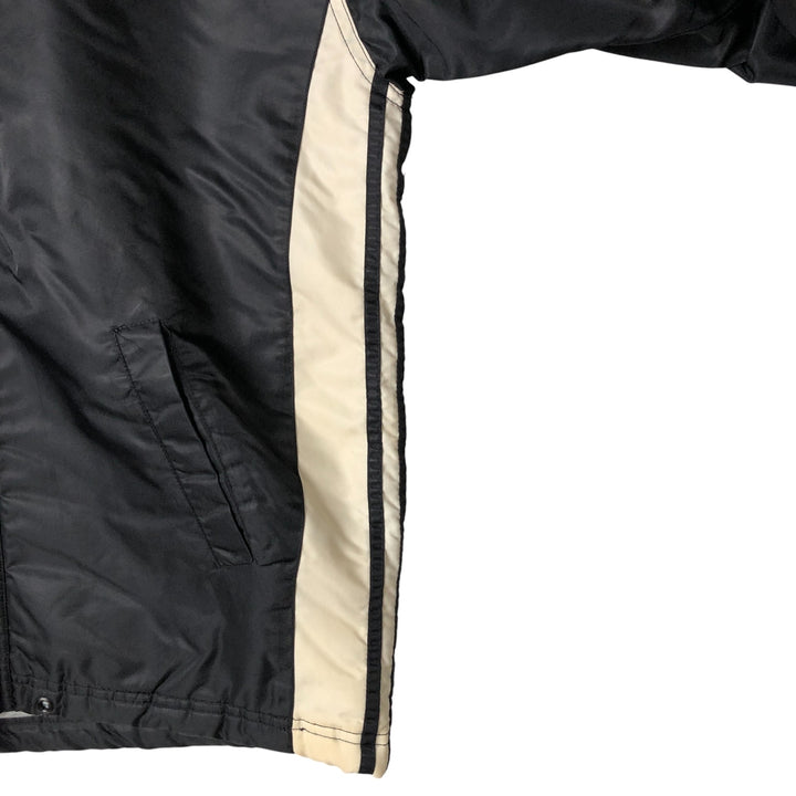 90s-00'S Adidas padded hoodie/puffer jacket, men's size M polyester black type Vintage Second Hand