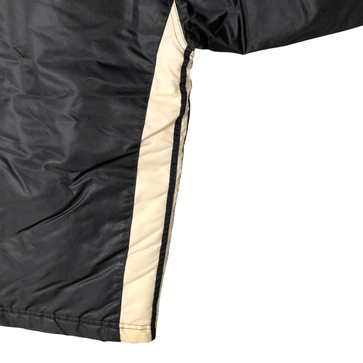 90s-00'S Adidas padded hoodie/puffer jacket, men's size M polyester black type Vintage Second Hand