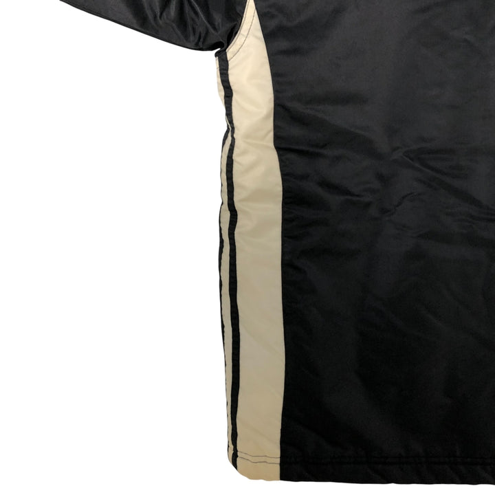 90s-00'S Adidas padded hoodie/puffer jacket, men's size M polyester black type Vintage Second Hand