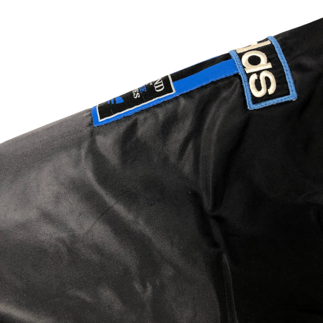 90s-00'S Adidas padded hoodie/puffer jacket, men's size M polyester black type Vintage Second Hand