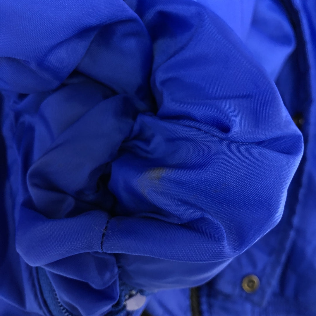 90'S Nike reversible puffer jacket with back logo, men's size M, vintage Nylon blue type Vintage Second Hand