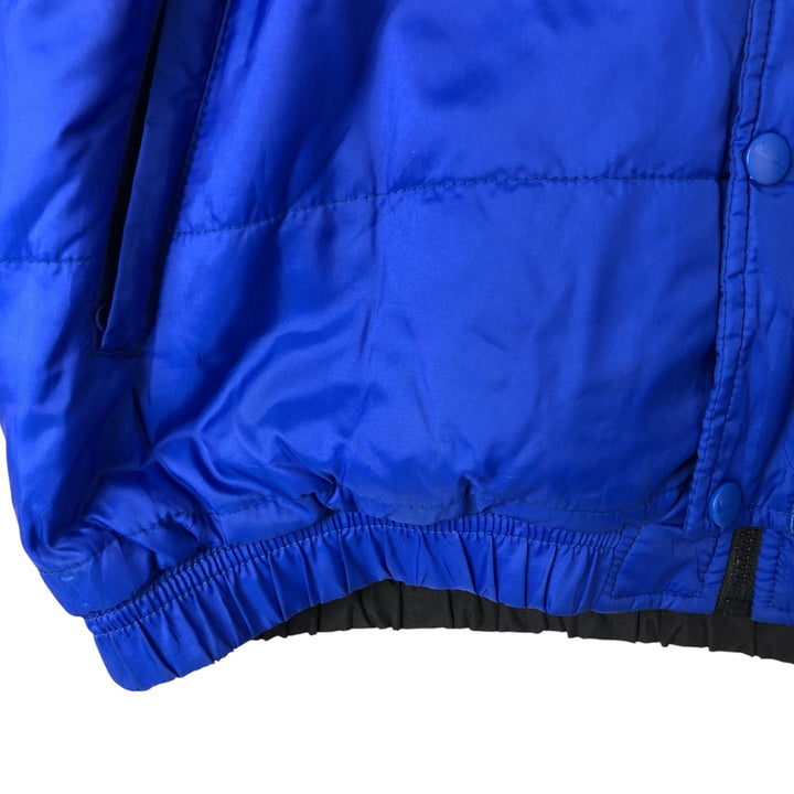 90'S Nike reversible puffer jacket with back logo, men's size M, vintage Nylon blue type Vintage Second Hand