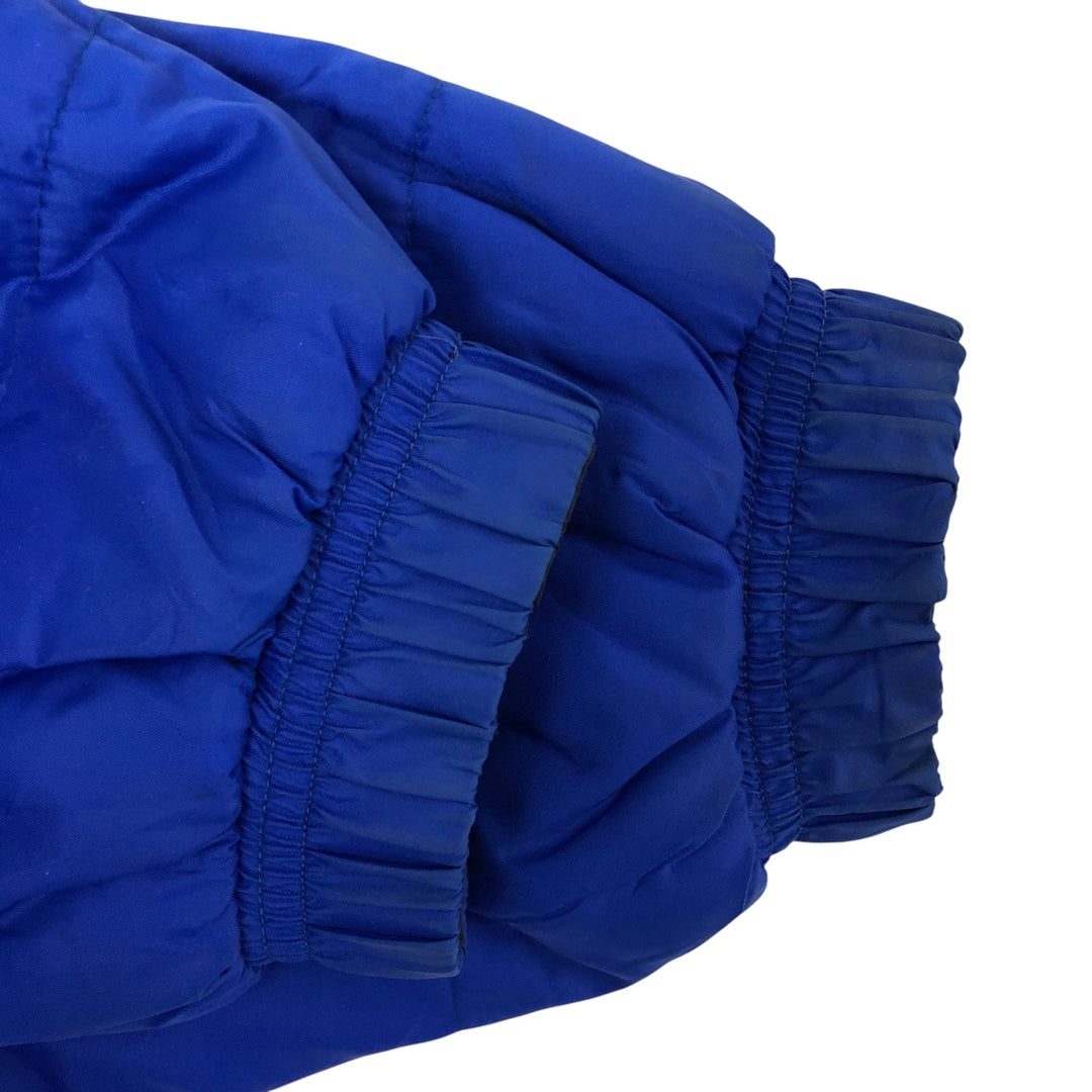 90'S Nike reversible puffer jacket with back logo, men's size M, vintage Nylon blue type Vintage Second Hand