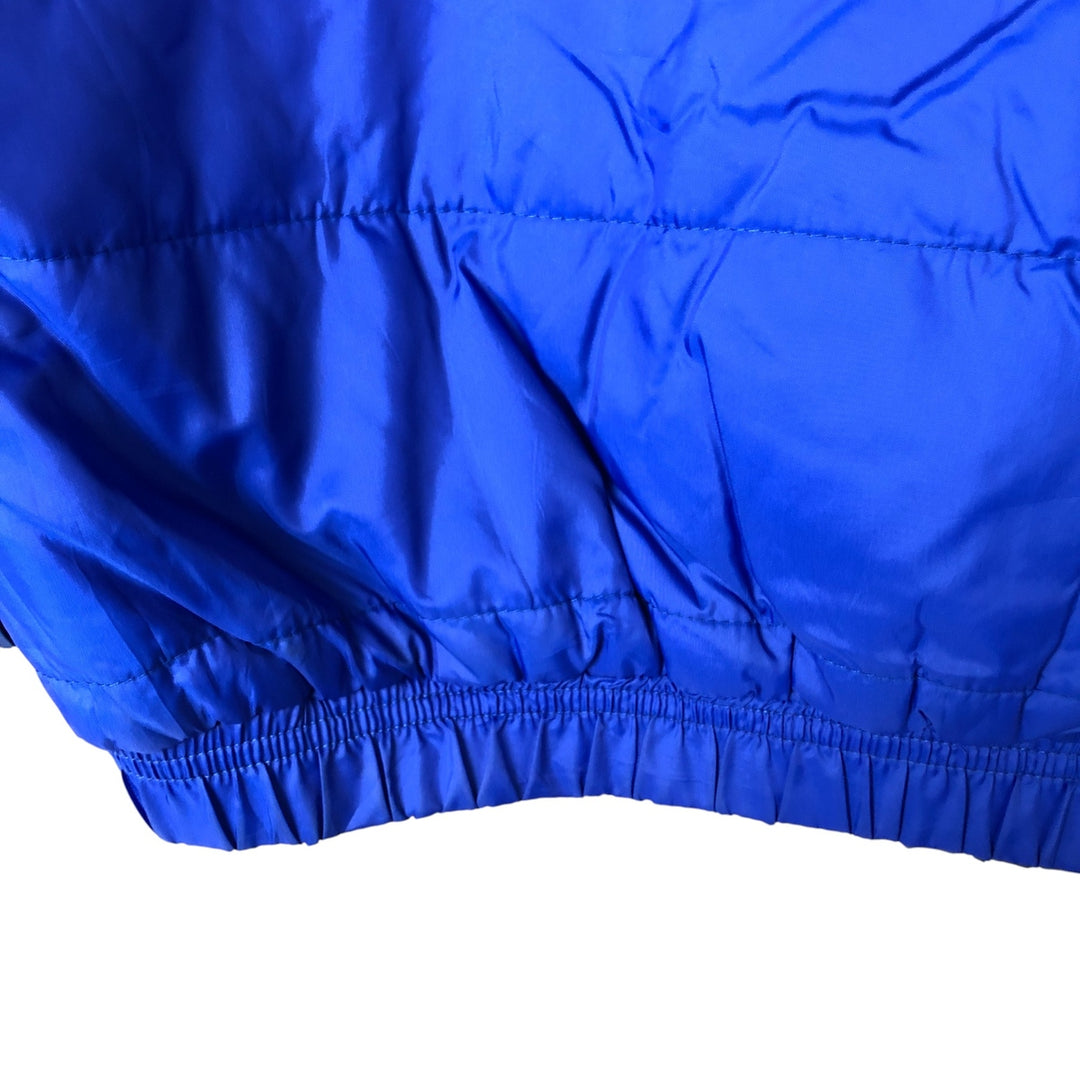 90'S Nike reversible puffer jacket with back logo, men's size M, vintage Nylon blue type Vintage Second Hand