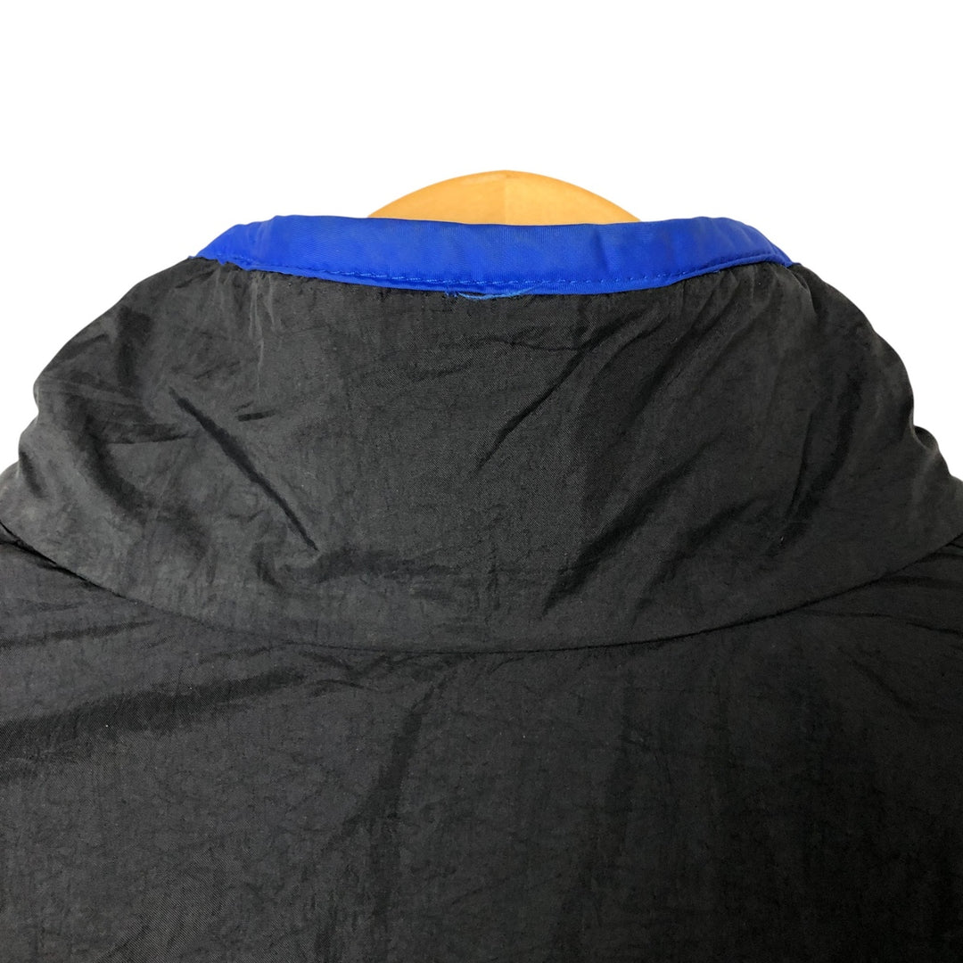 90'S Nike reversible puffer jacket with back logo, men's size M, vintage Nylon blue type Vintage Second Hand