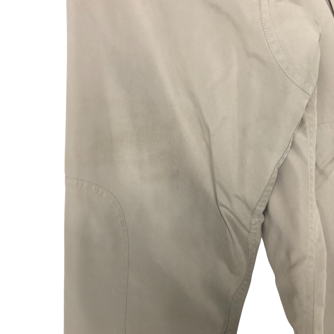 Vintage 90'S Adidas padded puffer jacket, size L, men's polyester Beige type Vintage Second Hand