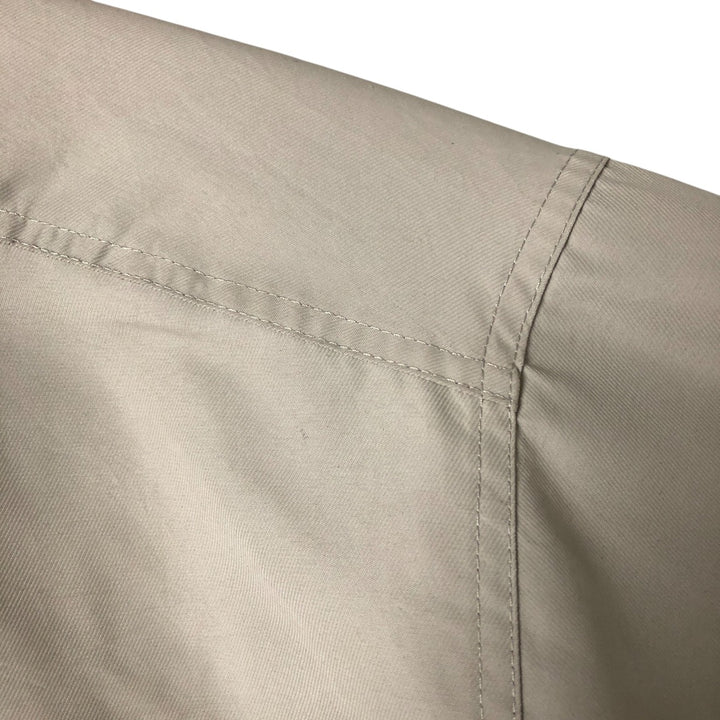 Vintage 90'S Adidas padded puffer jacket, size L, men's polyester Beige type Vintage Second Hand