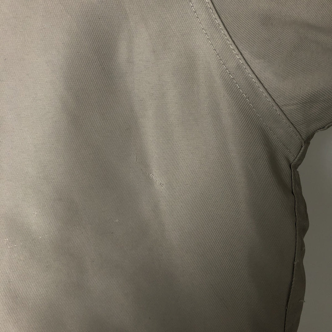 Vintage 90'S Adidas padded puffer jacket, size L, men's polyester Beige type Vintage Second Hand