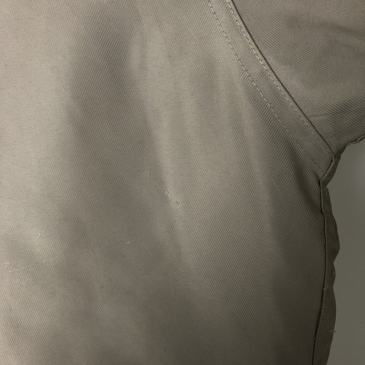 Vintage 90'S Adidas padded puffer jacket, size L, men's polyester Beige type Vintage Second Hand