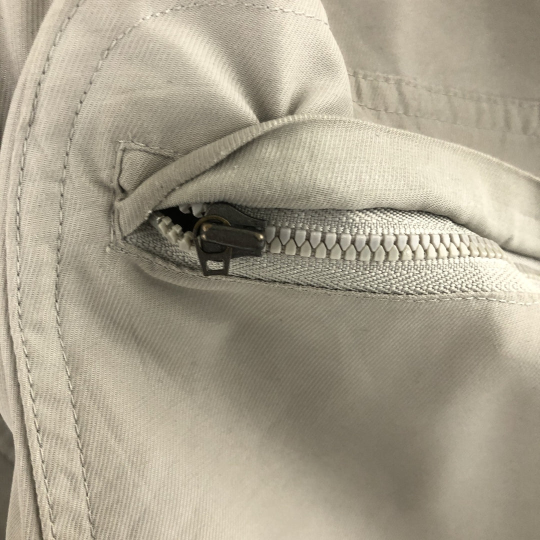 Vintage 90'S Adidas padded puffer jacket, size L, men's polyester Beige type Vintage Second Hand