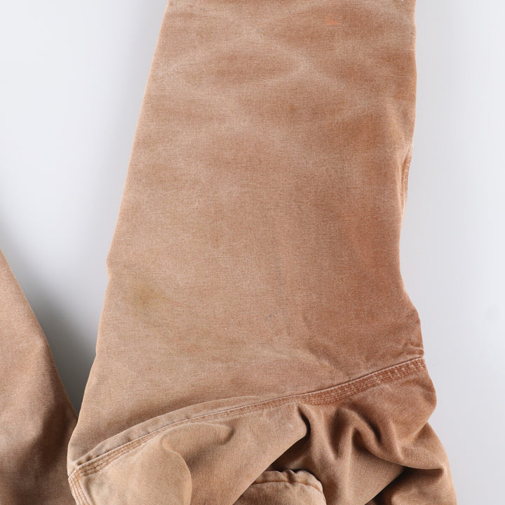 00'S Carhartt Active Jacket Duck Full Zip Hoodie Men's XXL cotton Beige type Vintage Second Hand