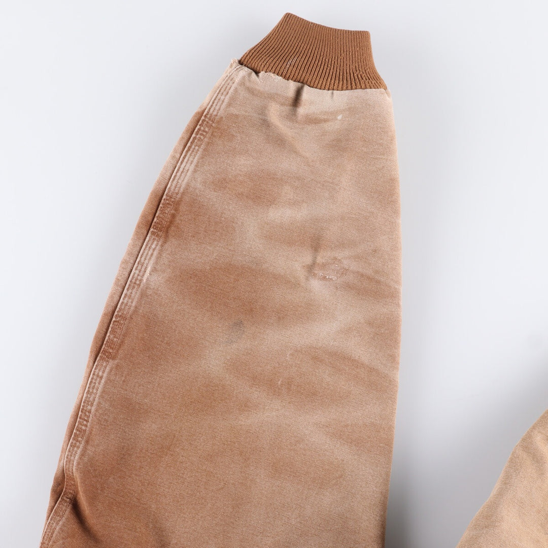 00'S Carhartt Active Jacket Duck Full Zip Hoodie Men's XXL cotton Beige type Vintage Second Hand