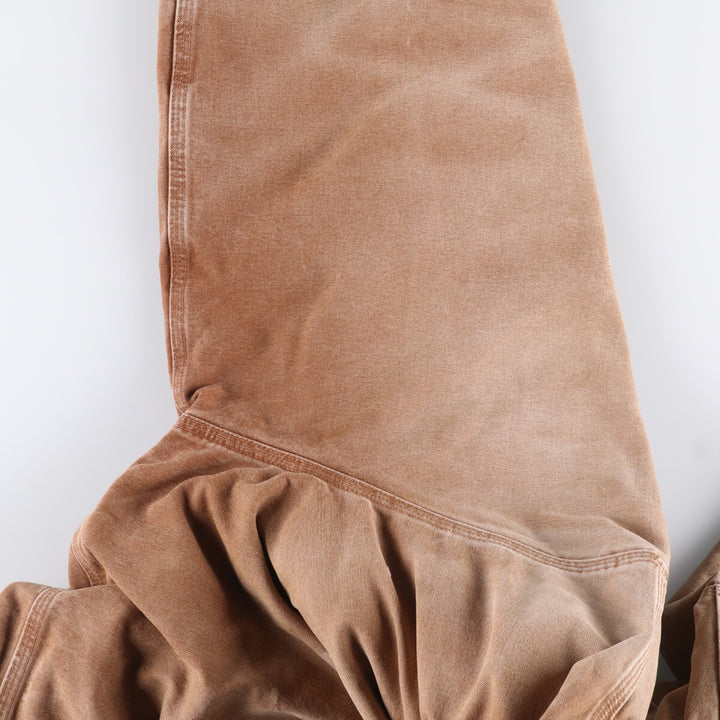 00'S Carhartt Active Jacket Duck Full Zip Hoodie Men's XXL cotton Beige type Vintage Second Hand