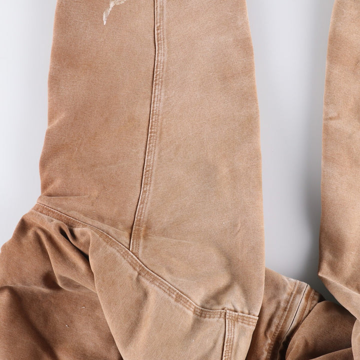 00'S Carhartt Active Jacket Duck Full Zip Hoodie Men's XXL cotton Beige type Vintage Second Hand