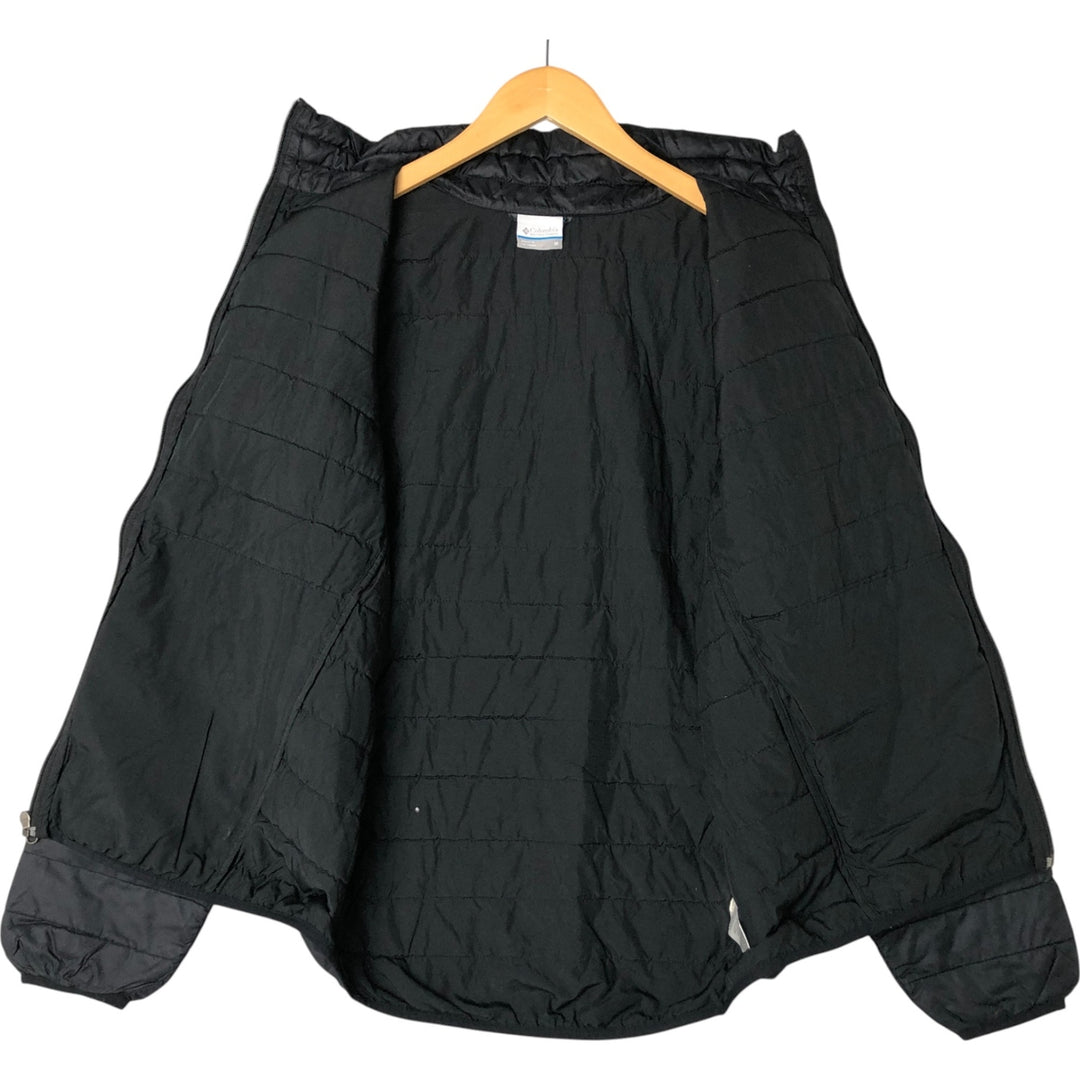 Columbia Men's Padded Puffer Jacket, Size M Nylon black type Vintage Second Hand