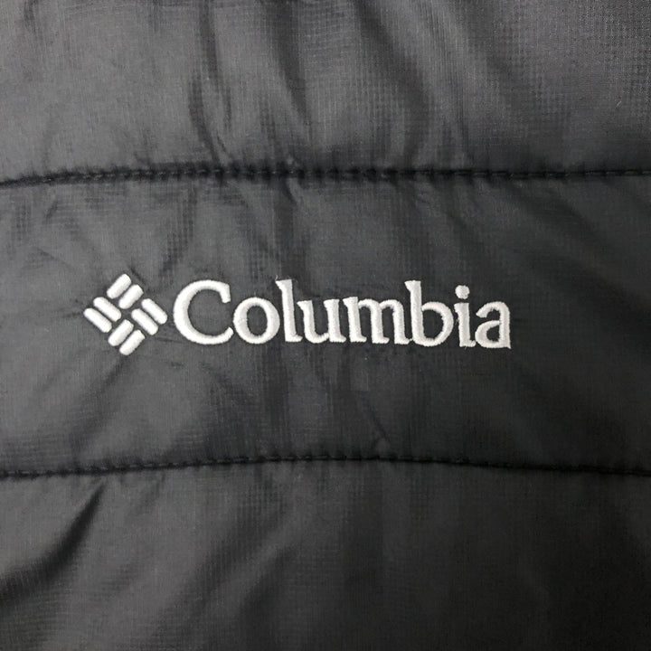 Columbia Men's Padded Puffer Jacket, Size M Nylon black type Vintage Second Hand
