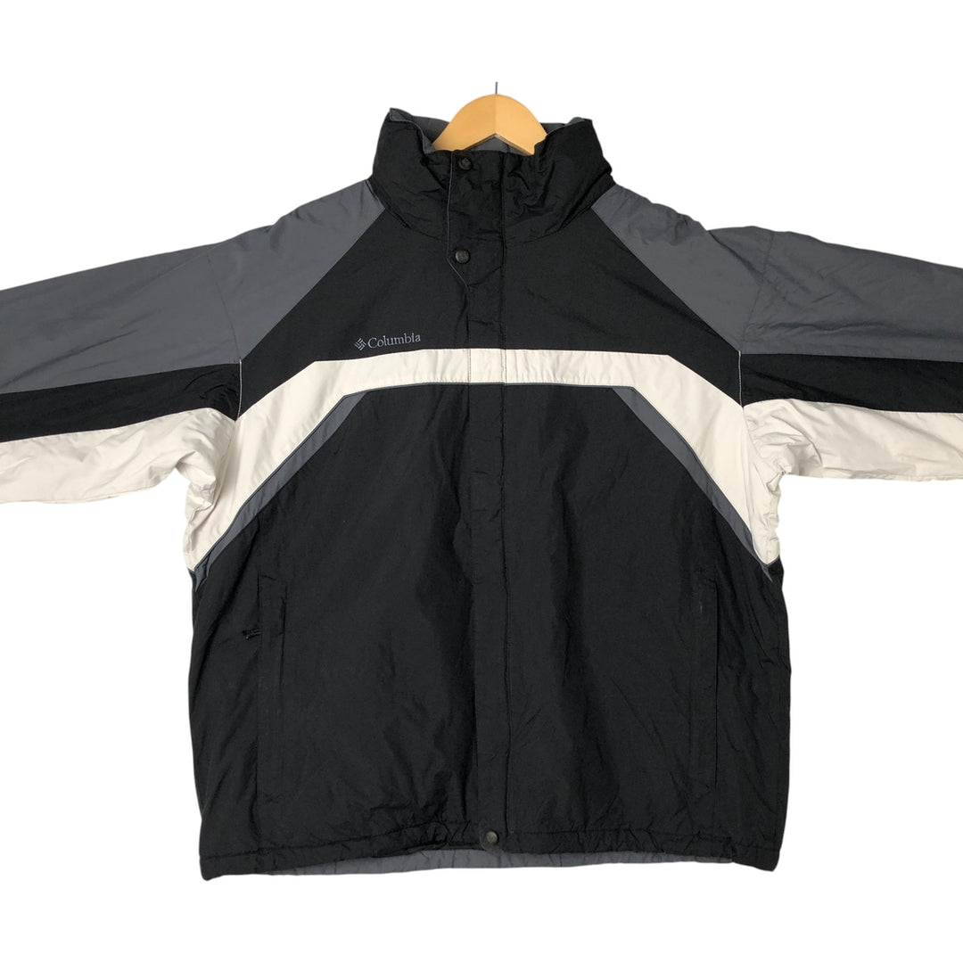 2000'S Columbia Padded Mountain Jacket, Shell Jacket, Puffer Jacket, Men's XL Nylon black type Vintage Second Hand