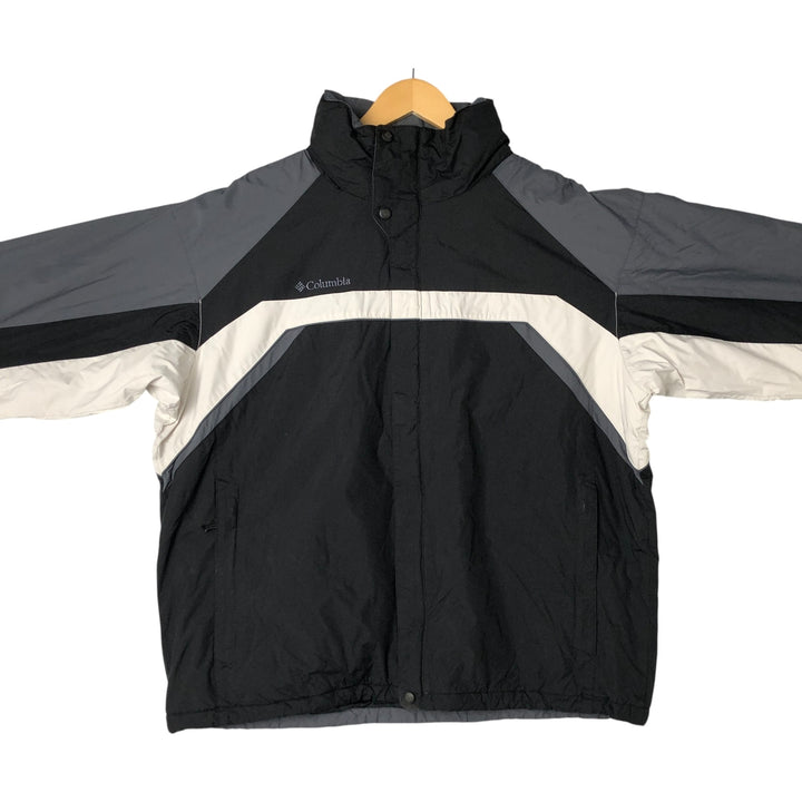 2000'S Columbia Padded Mountain Jacket, Shell Jacket, Puffer Jacket, Men's XL Nylon black type Vintage Second Hand