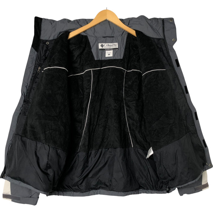 2000'S Columbia Padded Mountain Jacket, Shell Jacket, Puffer Jacket, Men's XL Nylon black type Vintage Second Hand