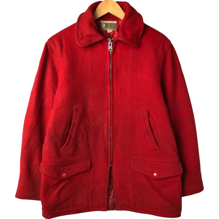 Vintage 1960s-1970'S JCPenney Hunting Apparel wool hunting jacket, size M, men's unclear red type Vintage Second Hand