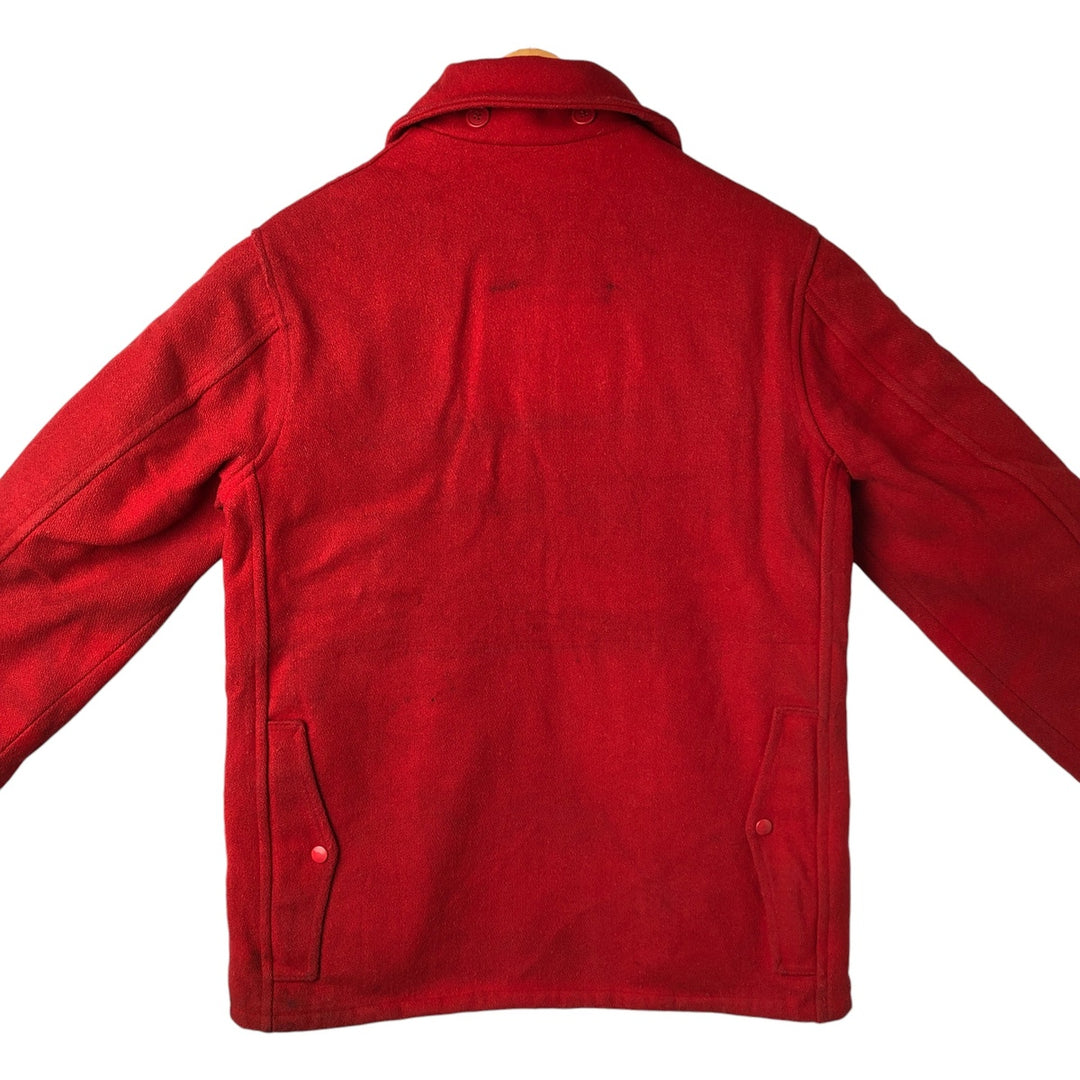 Vintage 1960s-1970'S JCPenney Hunting Apparel wool hunting jacket, size M, men's unclear red type Vintage Second Hand