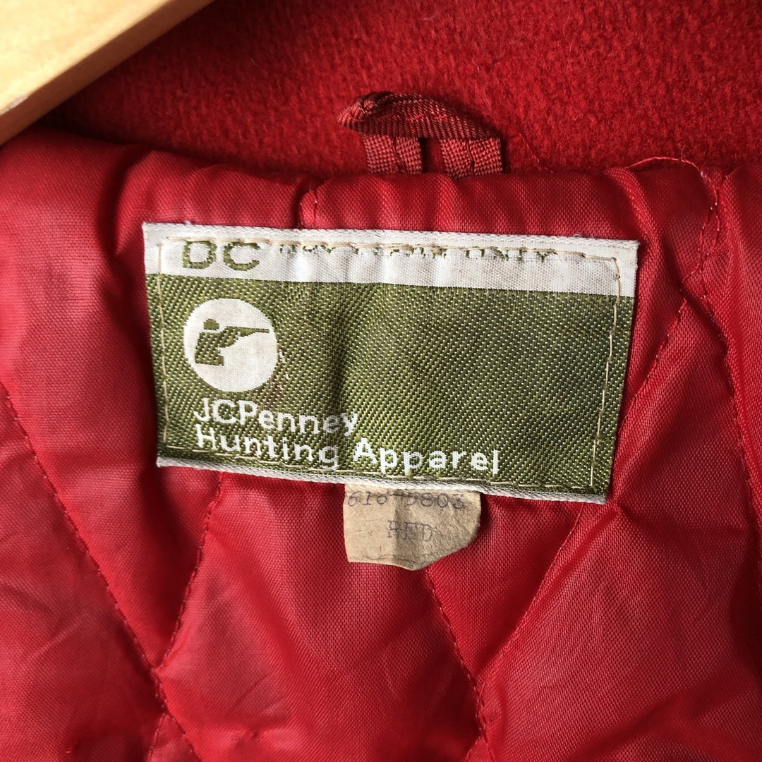 Vintage 1960s-1970'S JCPenney Hunting Apparel wool hunting jacket, size M, men's unclear red type Vintage Second Hand