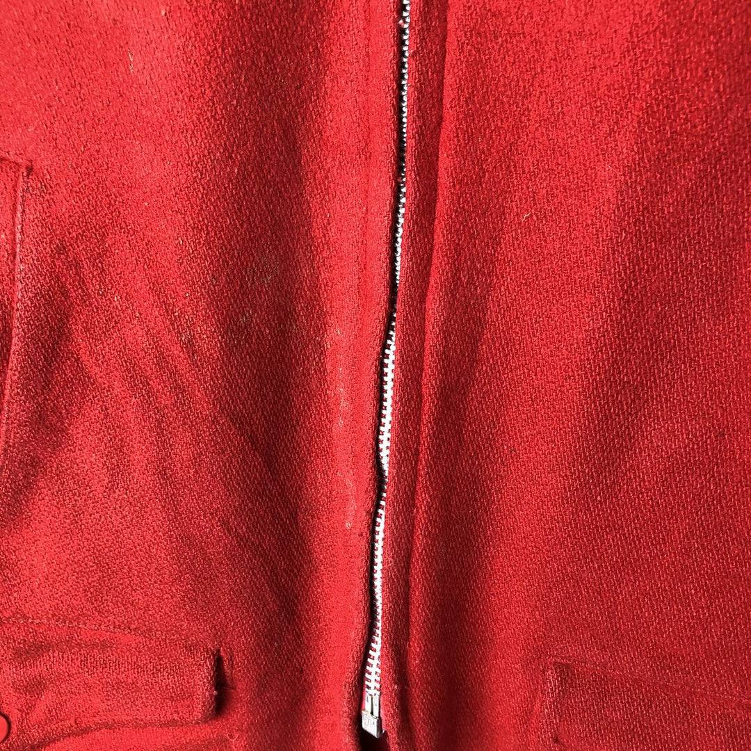 Vintage 1960s-1970'S JCPenney Hunting Apparel wool hunting jacket, size M, men's unclear red type Vintage Second Hand