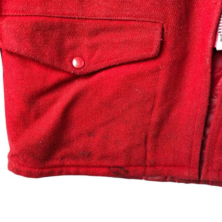 Vintage 1960s-1970'S JCPenney Hunting Apparel wool hunting jacket, size M, men's unclear red type Vintage Second Hand