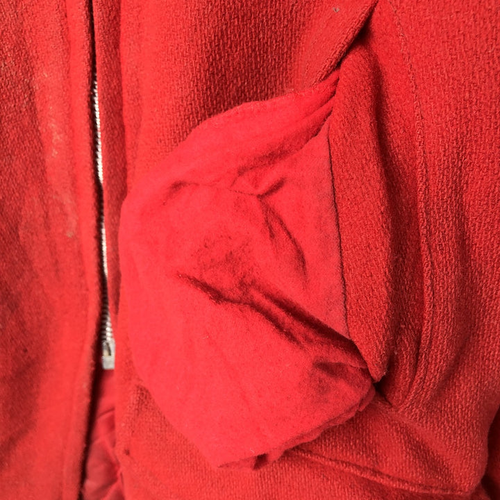Vintage 1960s-1970'S JCPenney Hunting Apparel wool hunting jacket, size M, men's unclear red type Vintage Second Hand