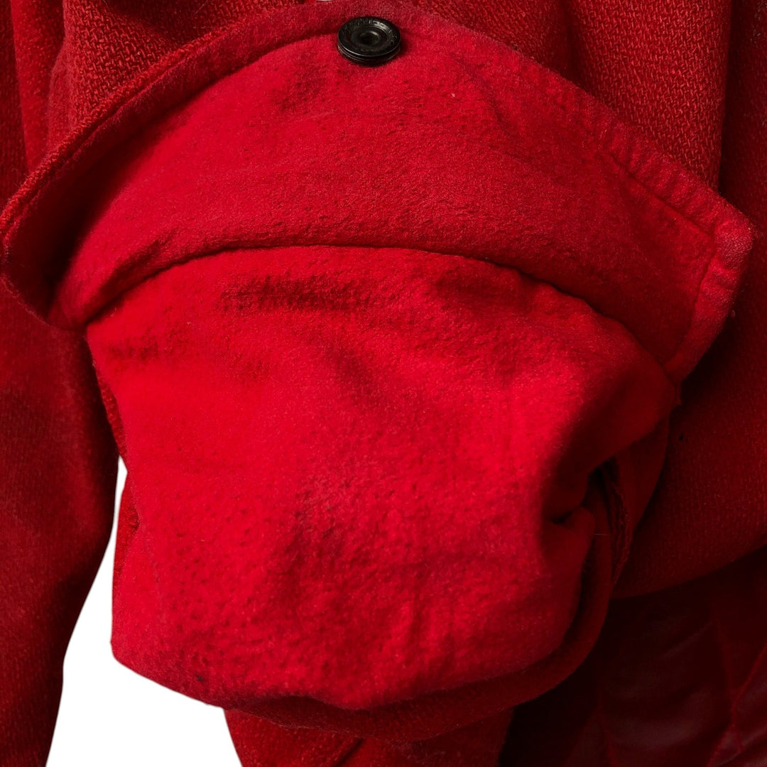 Vintage 1960s-1970'S JCPenney Hunting Apparel wool hunting jacket, size M, men's unclear red type Vintage Second Hand