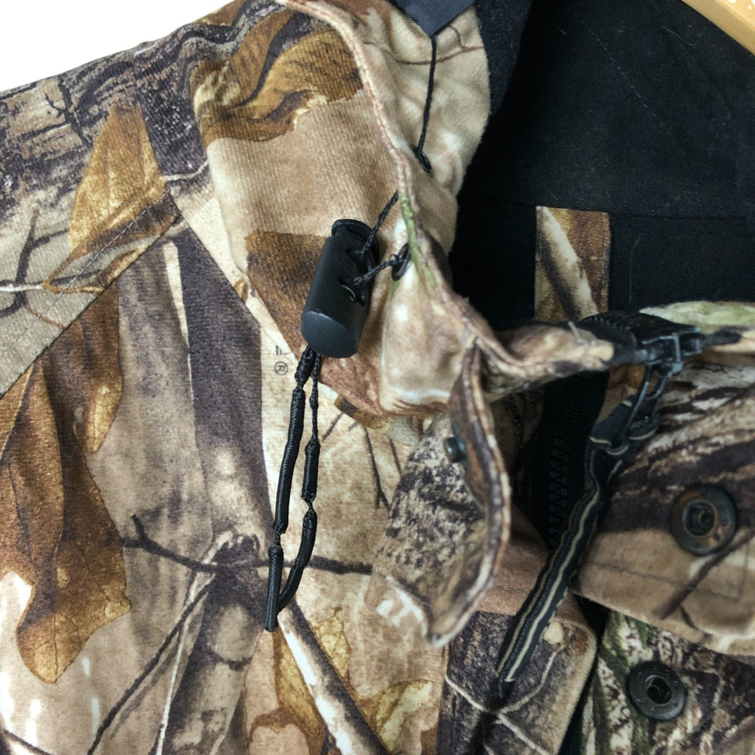 Dickies Realtree Camo Padded Parka Puffer Jacket, Men's Size L polyester brown type Vintage Second Hand