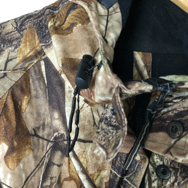 Dickies Realtree Camo Padded Parka Puffer Jacket, Men's Size L polyester brown type Vintage Second Hand