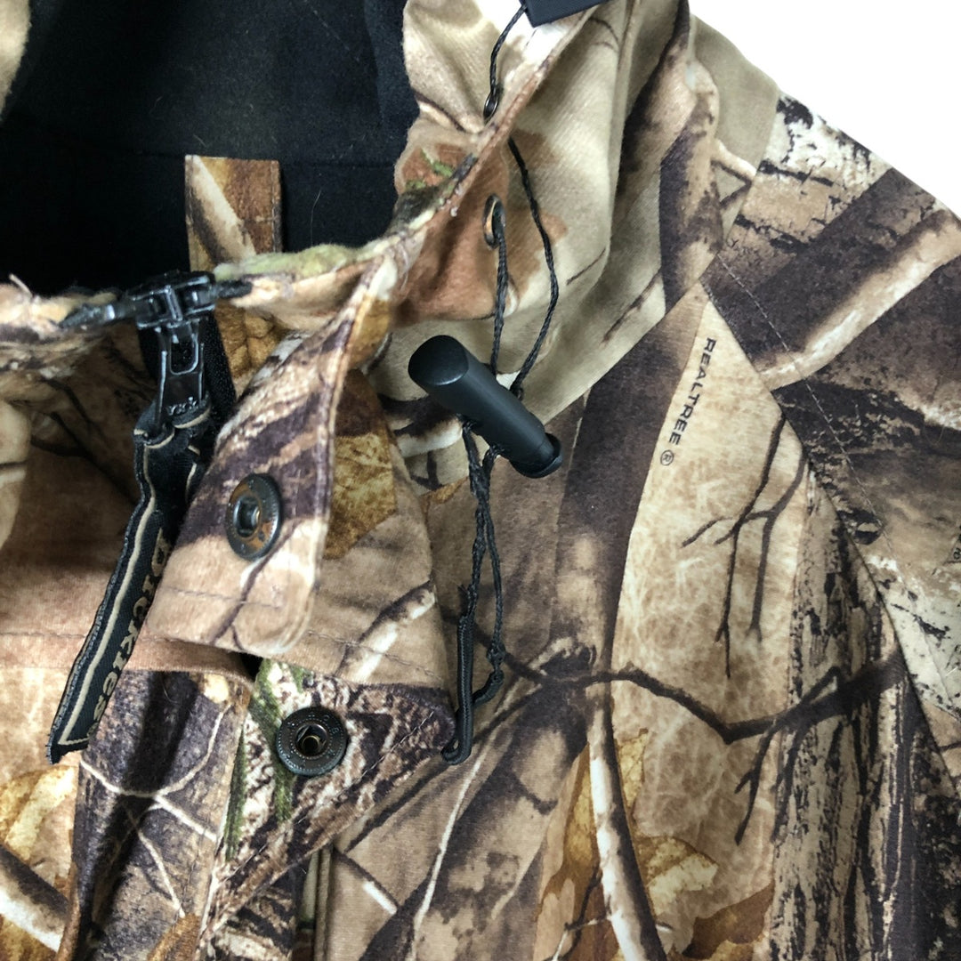Dickies Realtree Camo Padded Parka Puffer Jacket, Men's Size L polyester brown type Vintage Second Hand