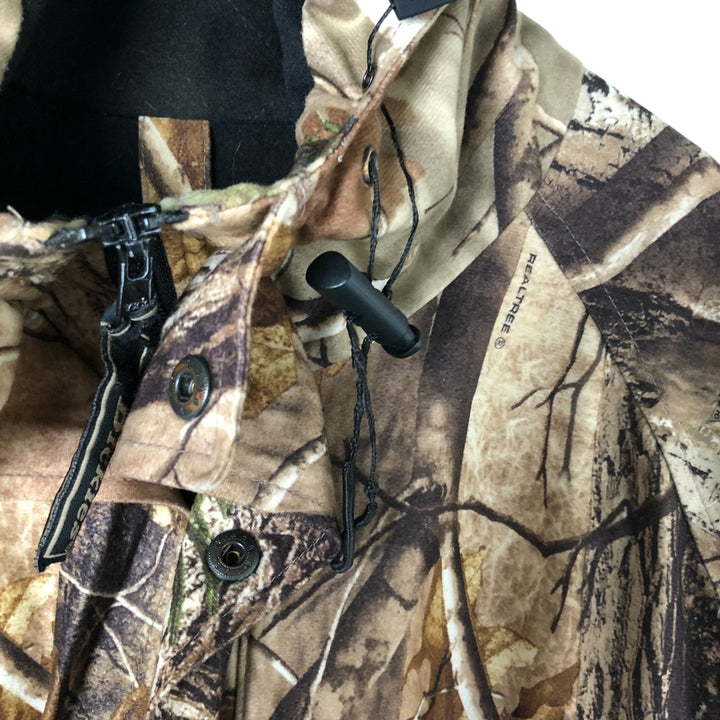 Dickies Realtree Camo Padded Parka Puffer Jacket, Men's Size L polyester brown type Vintage Second Hand
