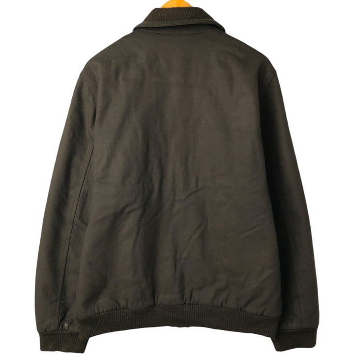 Lacoste padded wool blouson, men's size XL wool Khaki type Vintage Second Hand