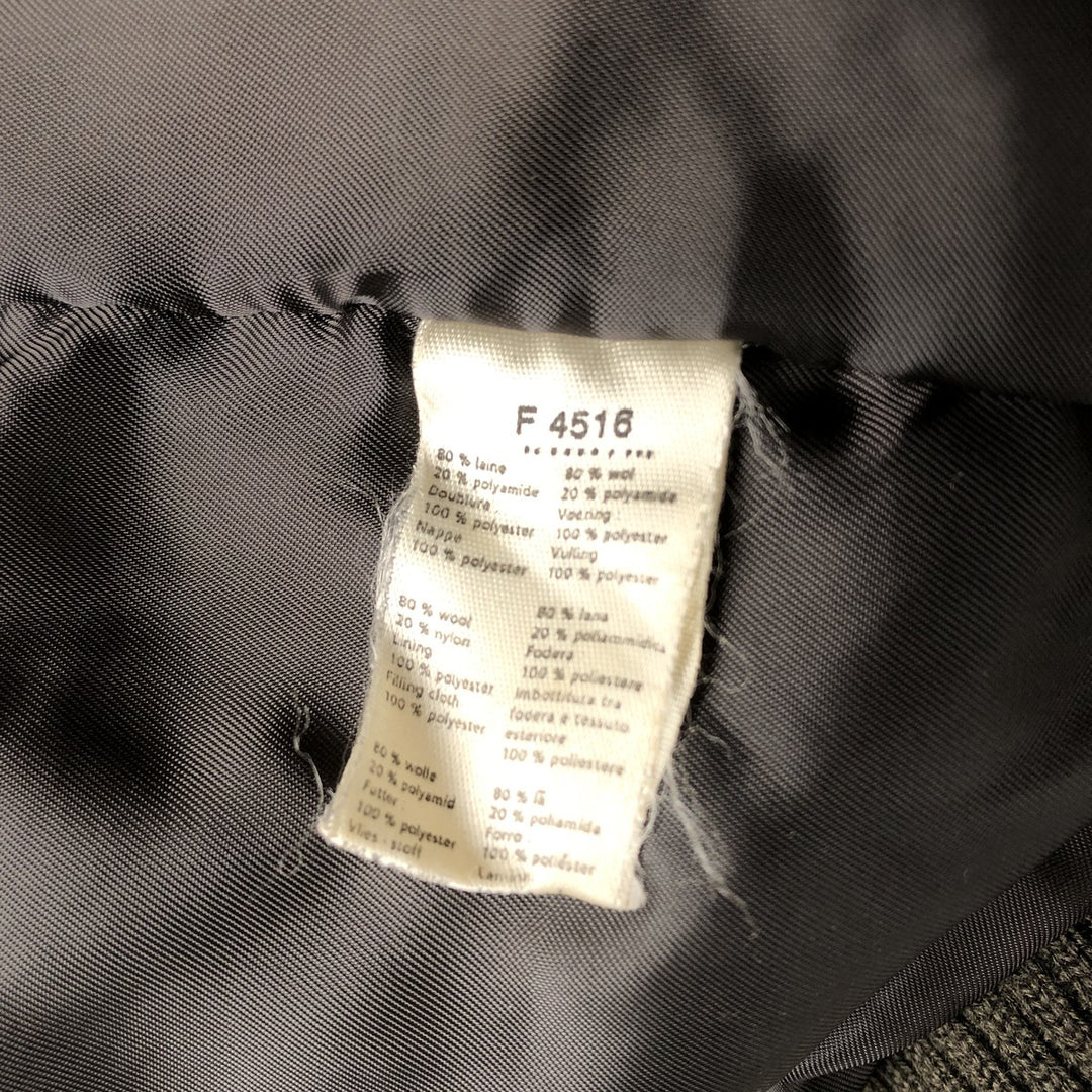 Lacoste padded wool blouson, men's size XL wool Khaki type Vintage Second Hand