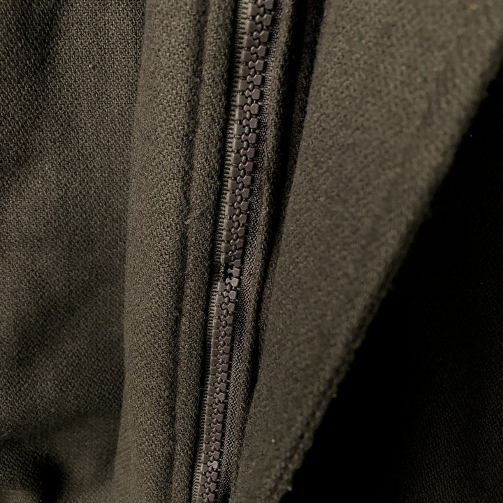 Lacoste padded wool blouson, men's size XL wool Khaki type Vintage Second Hand