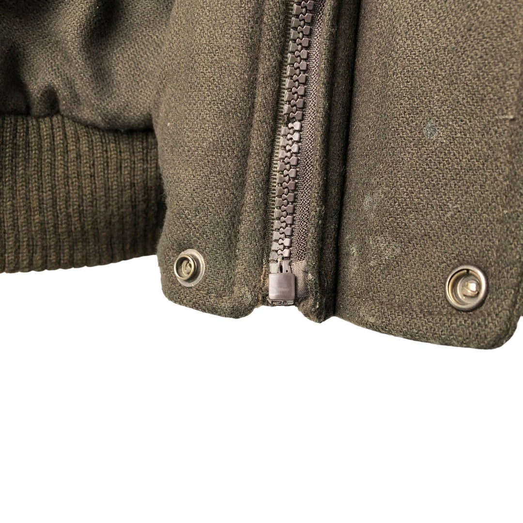 Lacoste padded wool blouson, men's size XL wool Khaki type Vintage Second Hand