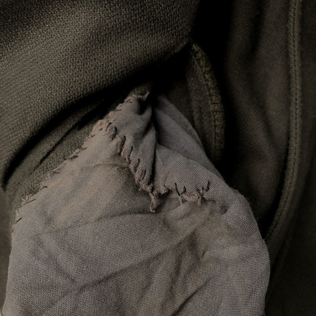 Lacoste padded wool blouson, men's size XL wool Khaki type Vintage Second Hand