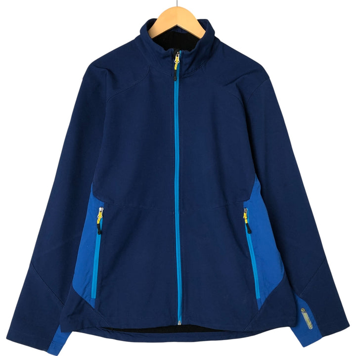 Champion C9 Windbreaker, Men's Size L polyester Navy blue Vintage Second Hand