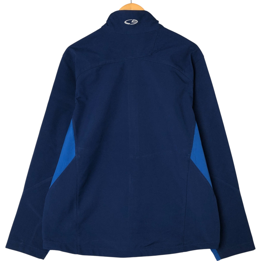 Champion C9 Windbreaker, Men's Size L polyester Navy blue Vintage Second Hand