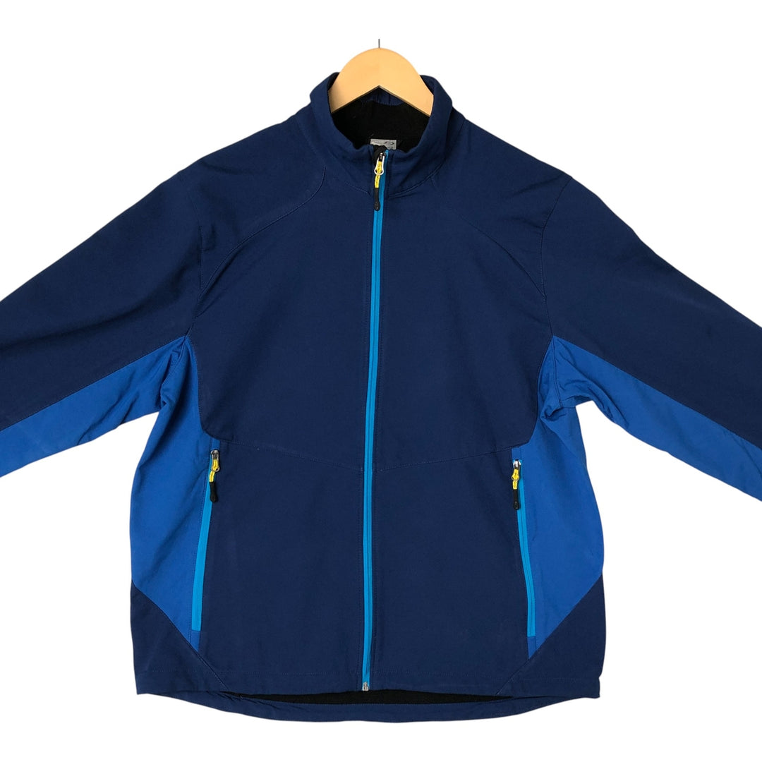 Champion C9 Windbreaker, Men's Size L polyester Navy blue Vintage Second Hand