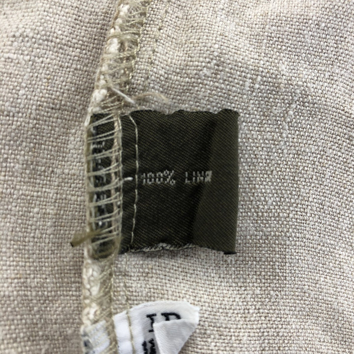 STRUCTURE Linen Jacket Men's XL linen Beige type Vintage Second Hand