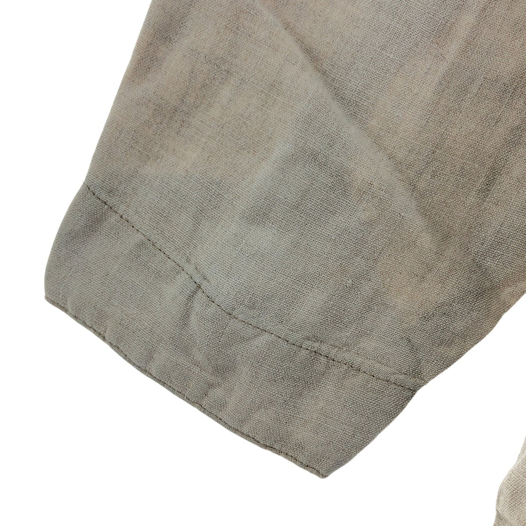 STRUCTURE Linen Jacket Men's XL linen Beige type Vintage Second Hand