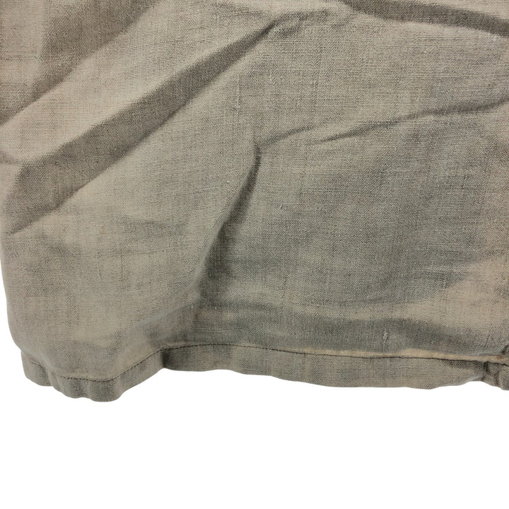 STRUCTURE Linen Jacket Men's XL linen Beige type Vintage Second Hand