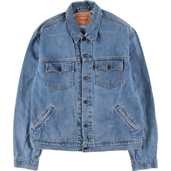 Levi's 70570-0616 Euro Model Denim Jacket, G-Jean, Men's XXL cotton blue type Vintage Second Hand