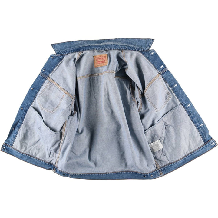 Levi's 70570-0616 Euro Model Denim Jacket, G-Jean, Men's XXL cotton blue type Vintage Second Hand